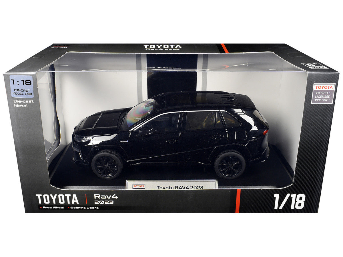 2023 Toyota Rav4 Hybrid Black 1/18 Diecast Model Car by Heimanba LuxuryLifeWay Online Store