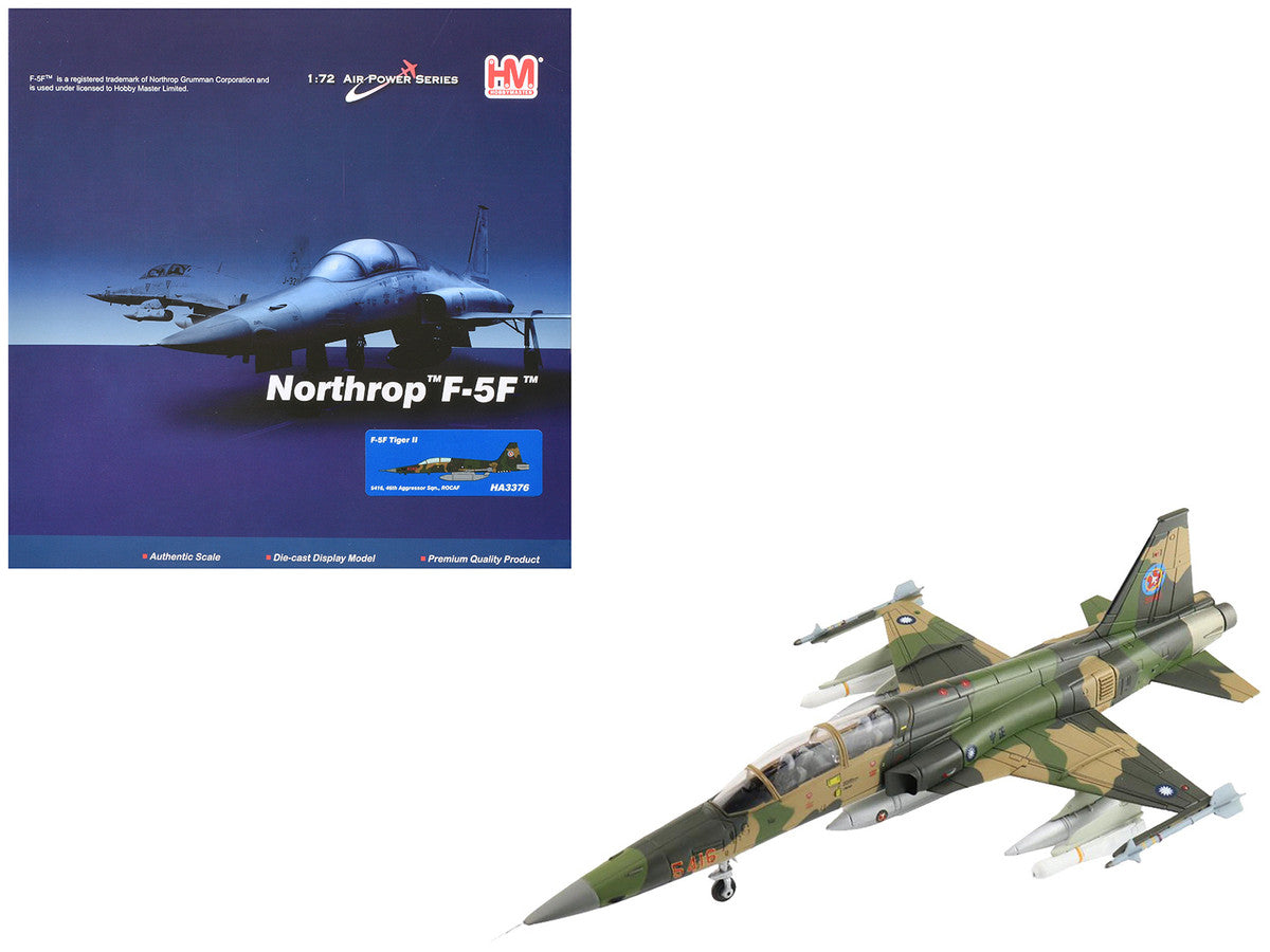 Northrop F-5F Tiger II Aircraft "46th Aggressor Squadron 7th Flight Training Wing" Republic of China Air Force "Air Power Series" 1/72 Diecast Model by Hobby Master LuxuryLifeWay Online Store