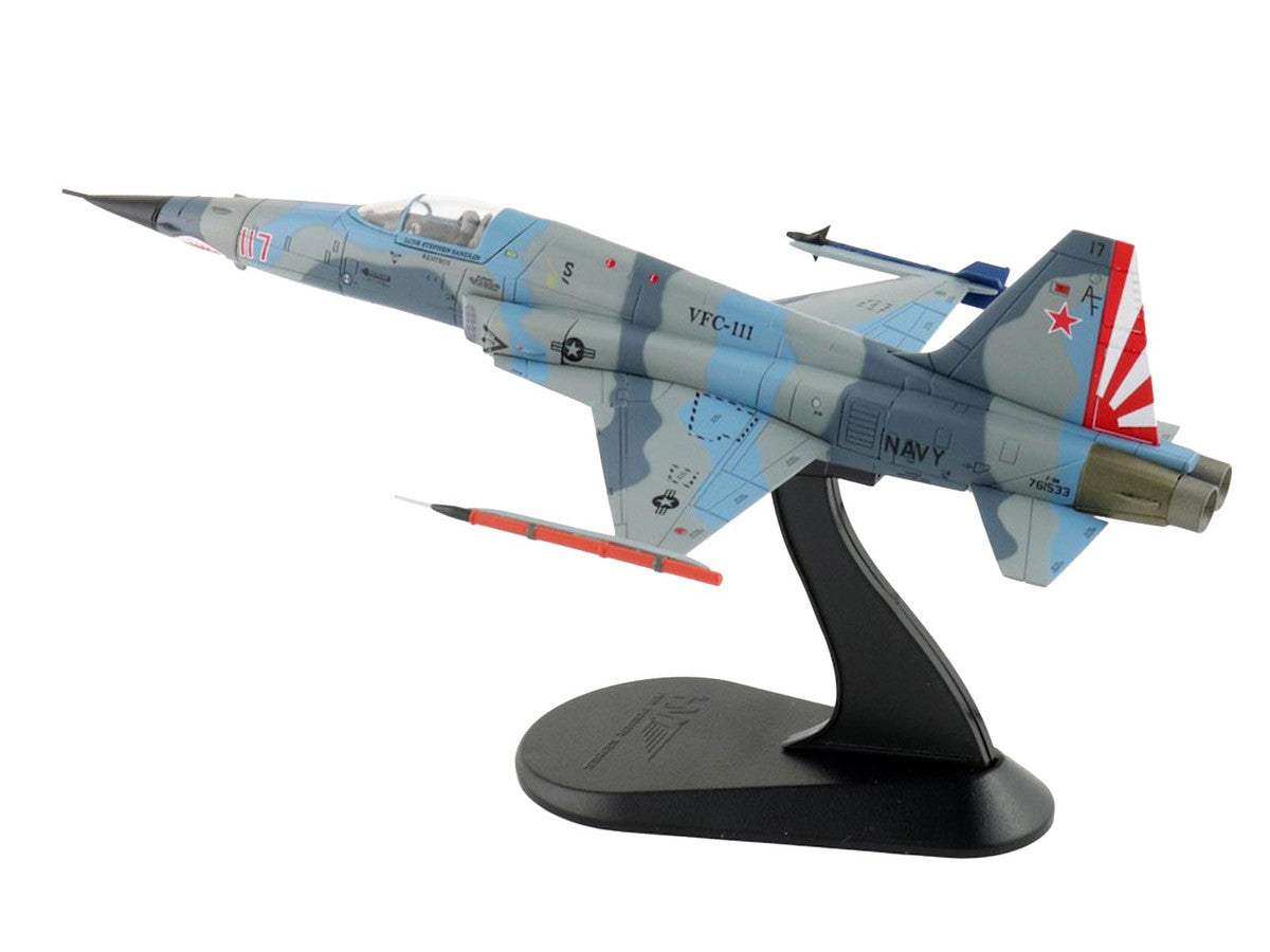 Northrop F-5N Tiger II Aircraft "Red 117 761533 Adversary Fighter VFC-111 Sundowners" (2017) United States Navy "Air Power Series" 1/72 Diecast Model by Hobby Master LuxuryLifeWay Online Store