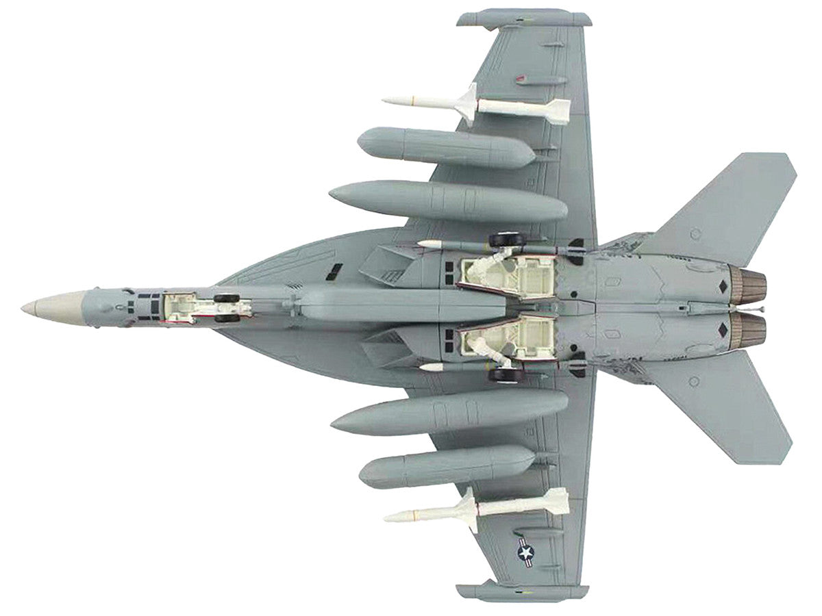 Boeing EA-18G Growler Aircraft "VAQ-142 Gray Wolves USS Gerald R. Ford" (2023) United States Navy "Air Power Series" 1/72 Diecast Model by Hobby Master LuxuryLifeWay Online Store