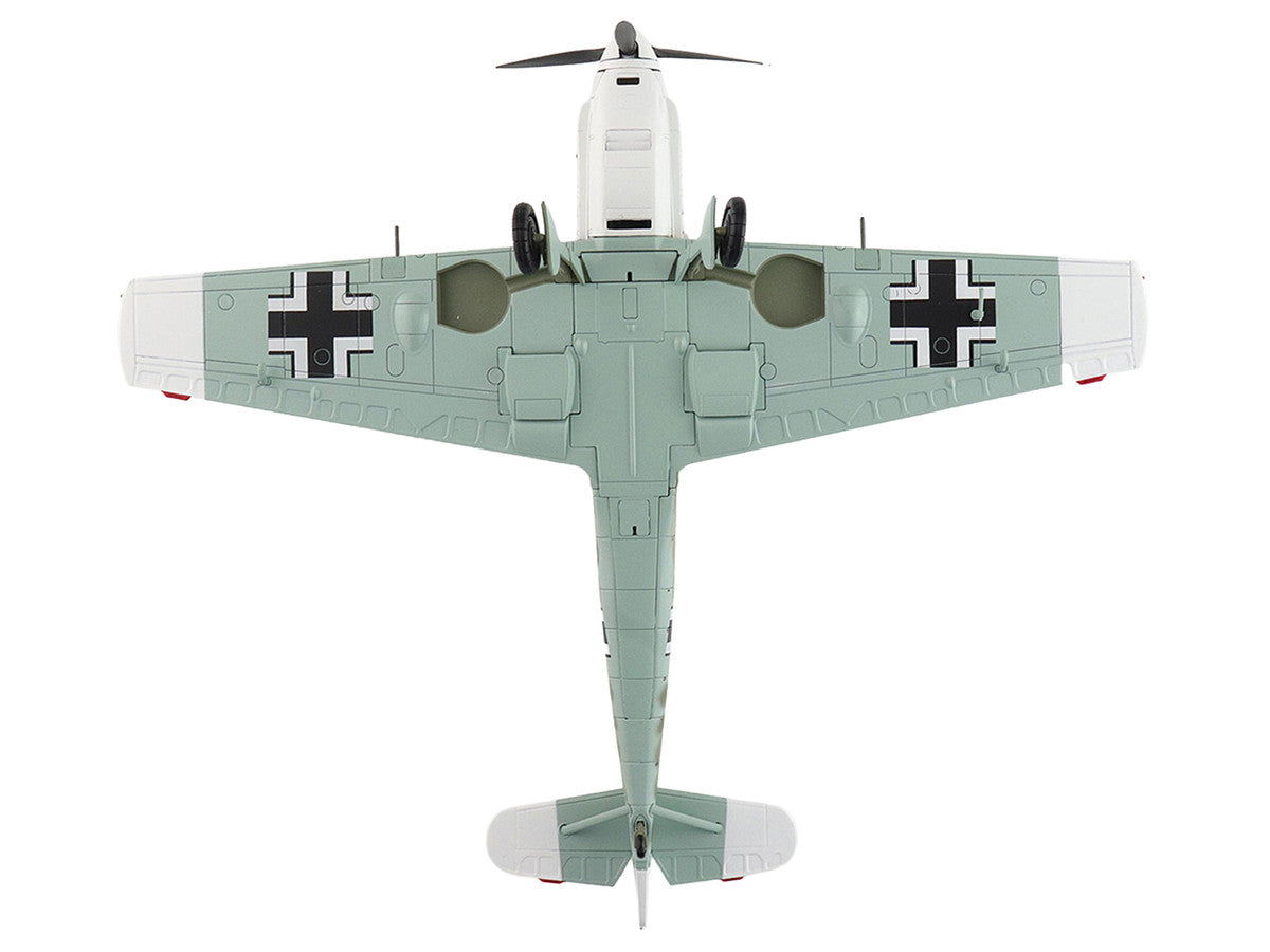 Messerschmitt Bf 109E-3 Fighter Aircraft "Yellow 15 Karl Wolff III/JG 52 France" (1940) German Luftwaffe "Air Power Series" 1/48 Diecast Model by Hobby Master LuxuryLifeWay Online Store