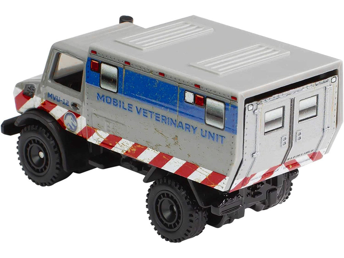 Mercedes-Benz Unimog U 1300 L "Mobile Veterinary Unit MVU-12" "Jurassic World" (2015) Movie Diecast Model Car by Hot Wheels LuxuryLifeWay Online Store