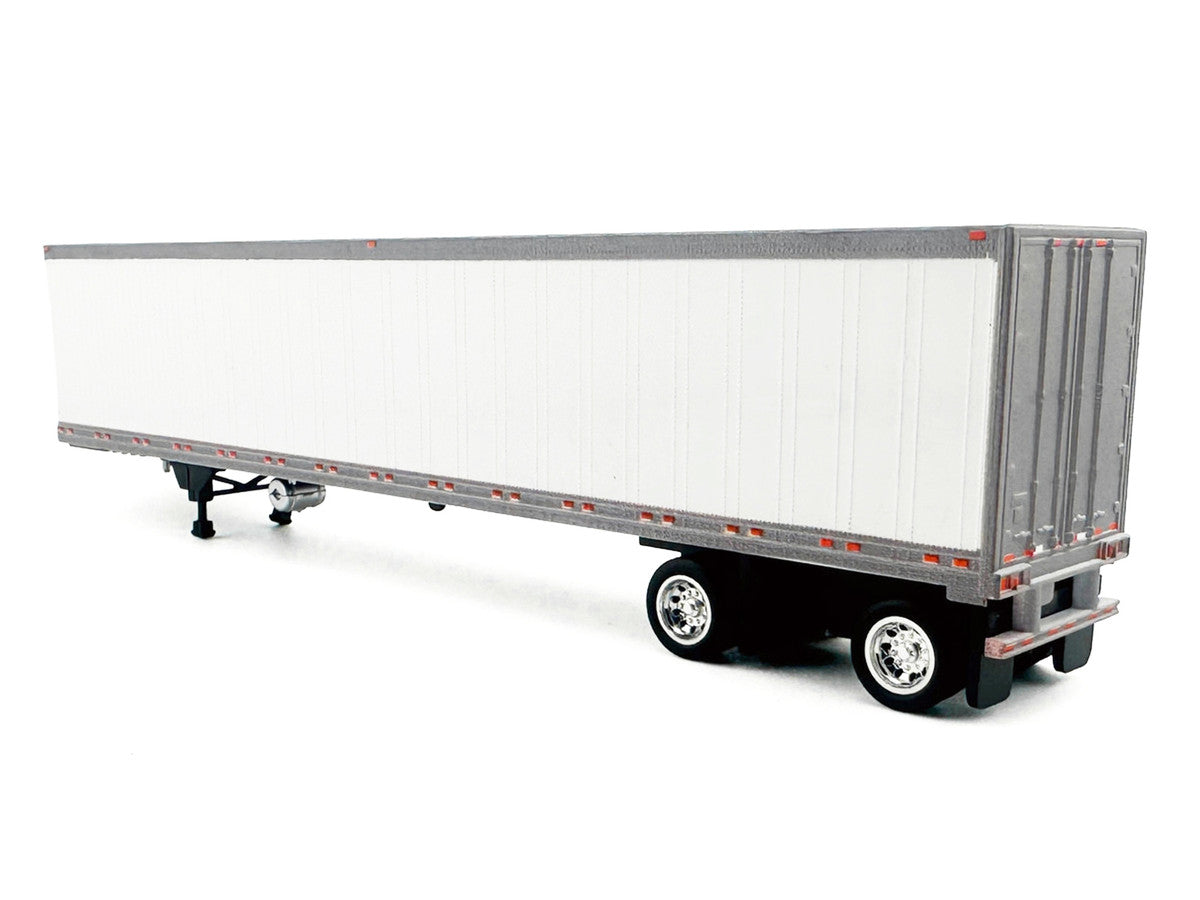 53' Spread Axle Refrigerated Trailer White 1/87 (HO) Plastic Model Car by HO Logistics LuxuryLifeWay Online Store