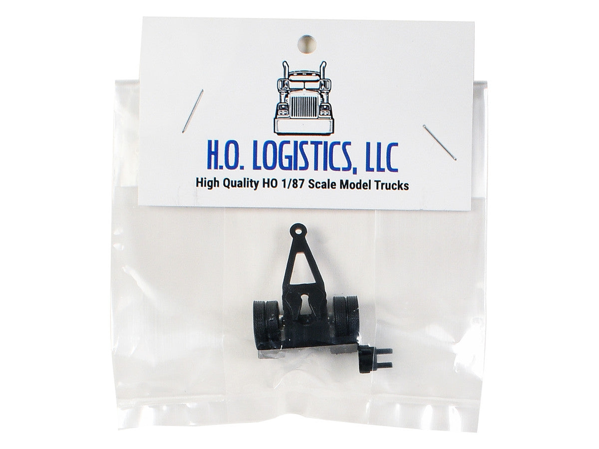 Trailer Dolly Black Kit 1/87 (HO) Plastic Model Car by HO Logistics LuxuryLifeWay Online Store