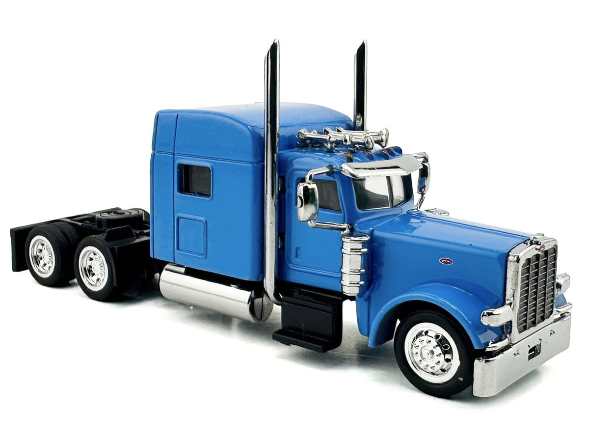 Peterbilt 389 Truck Tractor with Sleeper Cab Baby Blue 1/87 (HO) Scale Plastic Model Car by HO Logistics LuxuryLifeWay Online Store