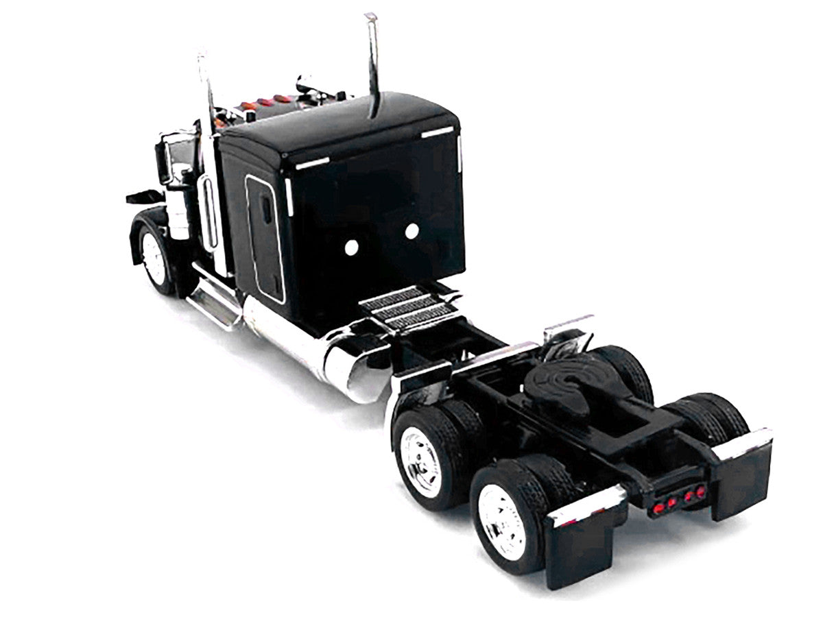 Peterbilt 589 Truck with 72 Inch Sleeper Black 1/87 (HO) Plastic Model Car by HO Logistics LuxuryLifeWay Online Store