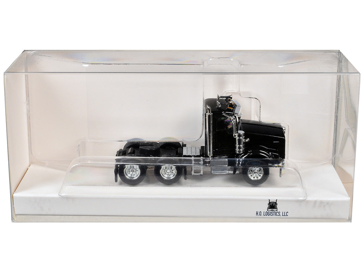 Kenworth T800 Day Cab Black 1/87 (HO) Scale Plastic Model Car by HO Logistics LuxuryLifeWay Online Store