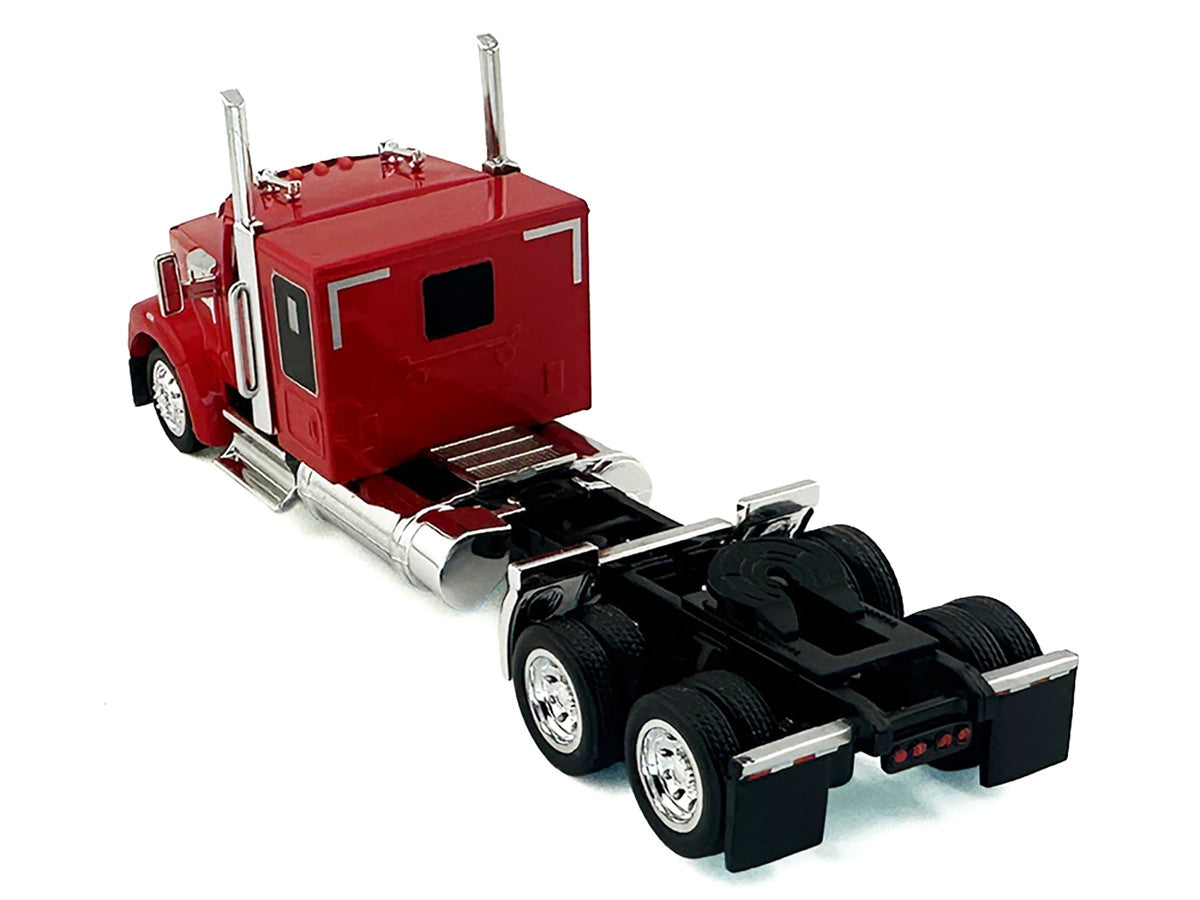 Kenworth W990 with Flat Top Sleeper Cab Red 1/87 (HO) Plastic Model Car by HO Logistics LuxuryLifeWay Online Store