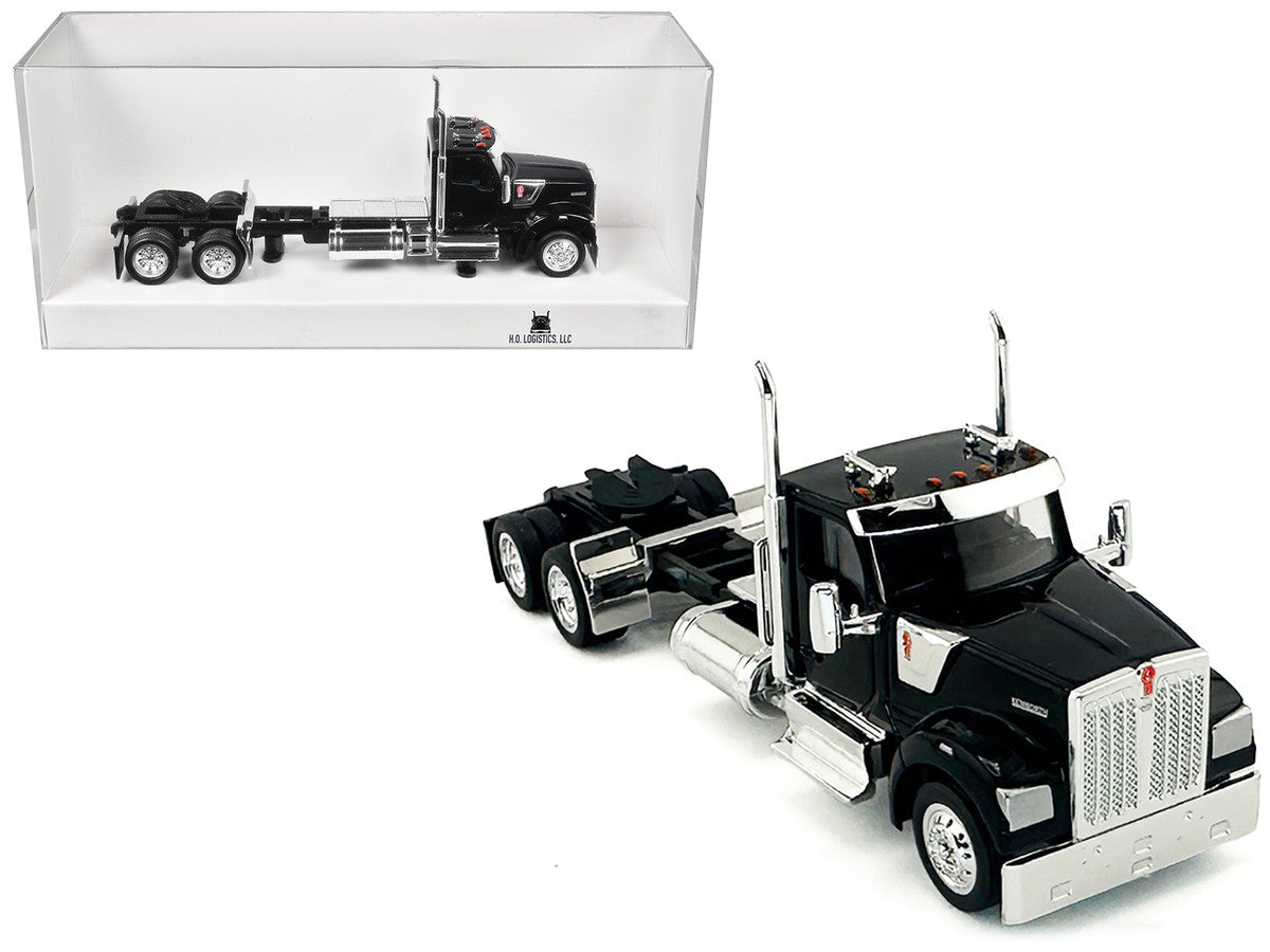 Kenworth W990 2-Axel Day Cab Black 1/87 (HO) Plastic Model Car by HO Logistics LuxuryLifeWay Online Store