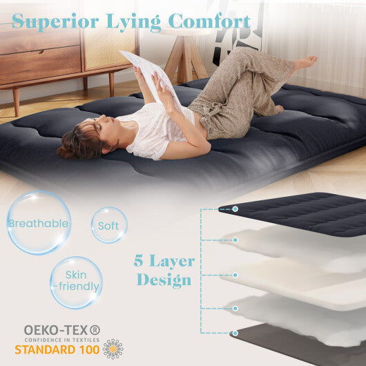 Futon Mattress with Washable Cover and Foldable Mat-Full Size LuxuryLifeWay Online Store