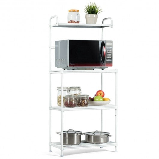 4-Tier Baker's Rack Stand Shelves Kitchen Storage Rack Organizer LuxuryLifeWay Online Store