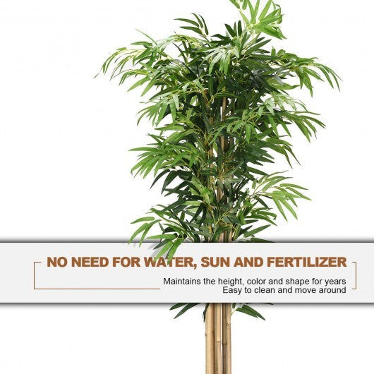 5-Feet Artificial Bamboo Silk Tree Indoor-Outdoor Decorative Planter LuxuryLifeWay Online Store