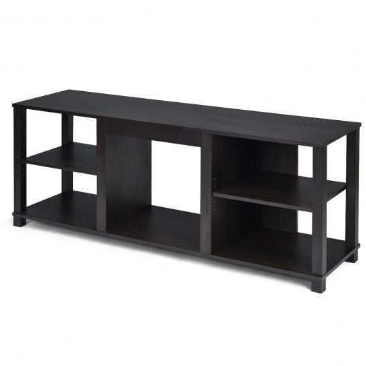 2-Tier TV Storage Cabinet Console with Adjustable Shelves - Color: Black LuxuryLifeWay Online Store