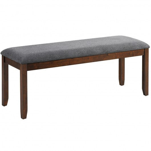 Upholstered Entryway Bench Footstool with Wood Legs LuxuryLifeWay Online Store