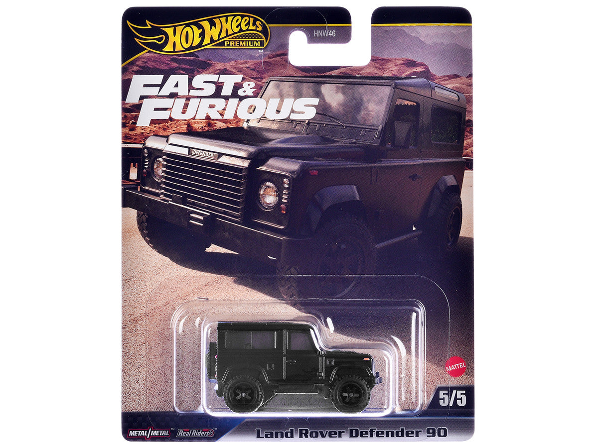 Land Rover Defender 90 Black "F9" (2021) Movie "Fast & Furious" Series Diecast Model Car by Hot Wheels LuxuryLifeWay Online Store