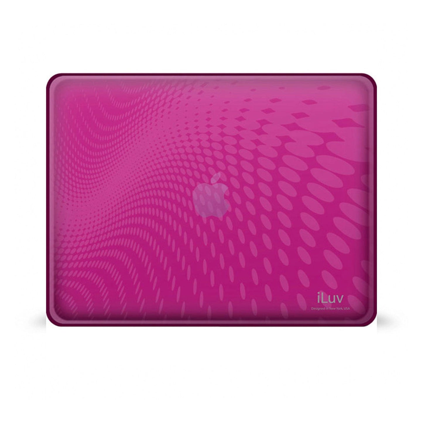 Pink Flexi-Clear Case With Dot Wave Pattern For iPad 1G LuxuryLifeWay Online Store