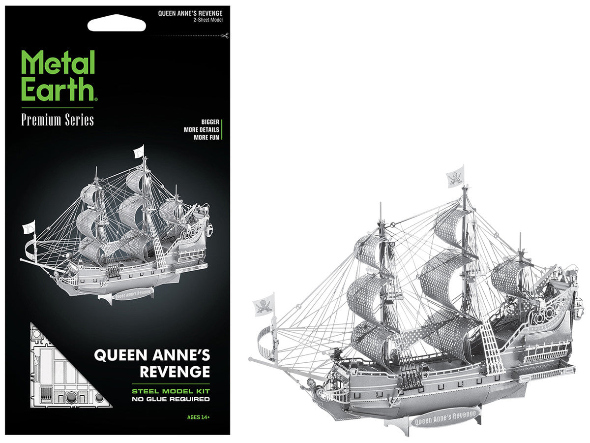 Model Kit Queen Anne's Revenge Ship (Challenging Difficulty) Steel Model by Metal Earth LuxuryLifeWay Online Store