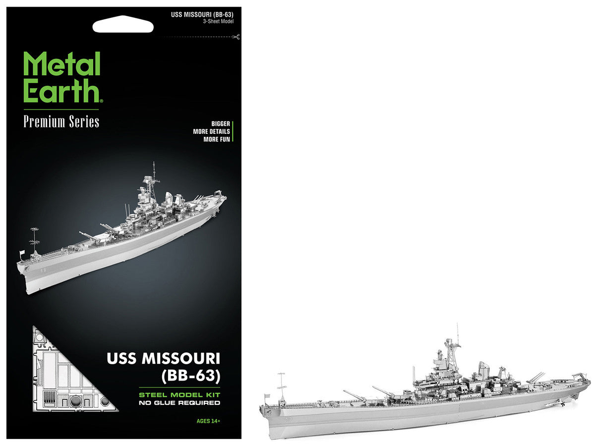 Model Kit USS Missouri (BB-63) Navy Battleship (Challenging Difficulty) Steel Model by Metal Earth LuxuryLifeWay Online Store