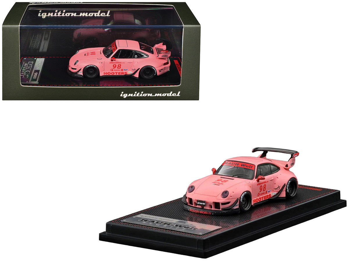 RWB 993 #98 "Hooters" Matt Pink 1/64 Diecast Model Car by Ignition Model LuxuryLifeWay Online Store