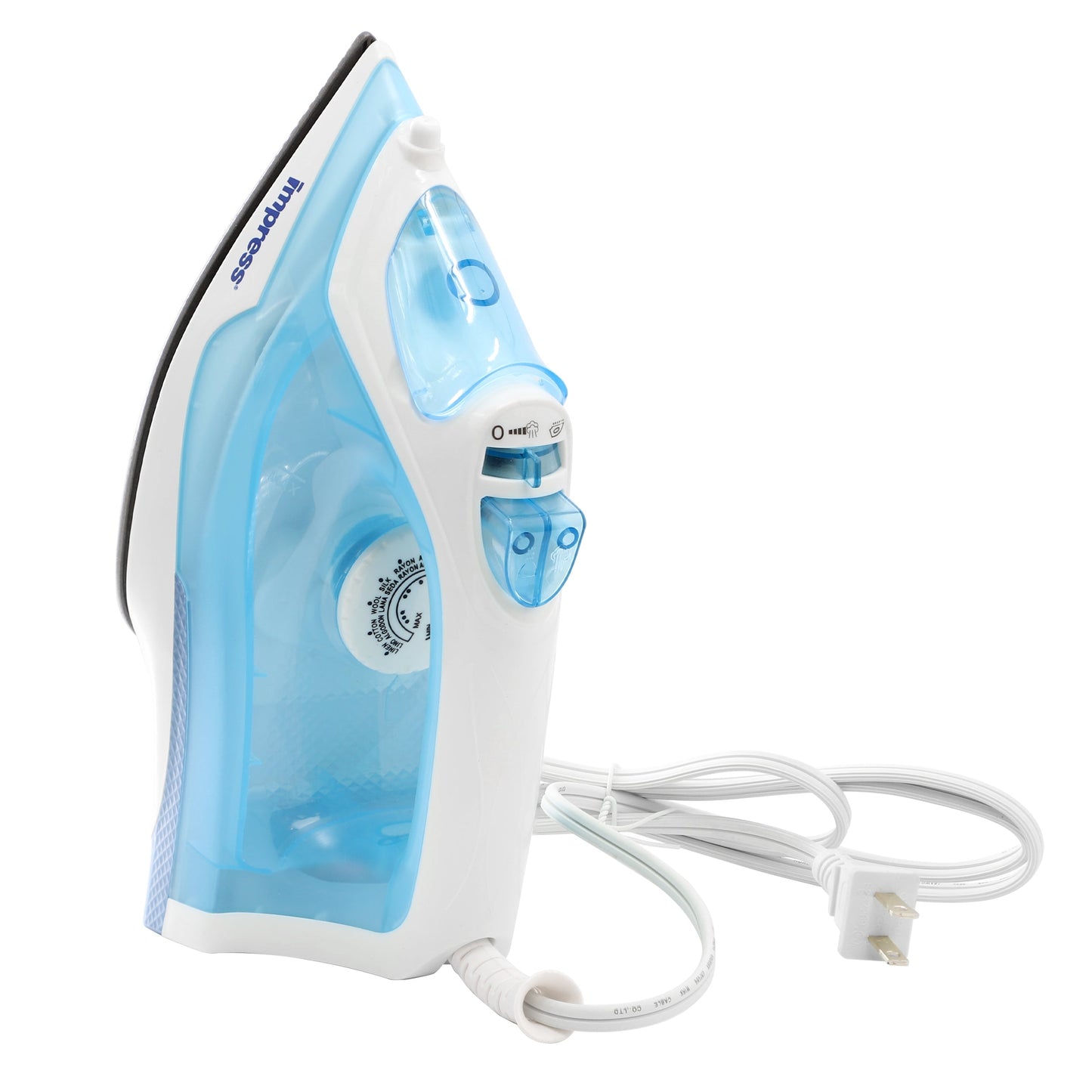 Impress Mid-Sized Spray Steam and Dry Iron in Blue with Nonstick Soleplate LuxuryLifeWay Online Store
