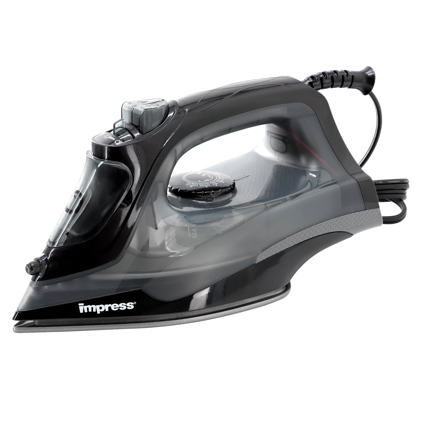 Impress Mid-Sized Spray Steam and Dry Iron in Black with Motion Auto-Shutoff LuxuryLifeWay Online Store