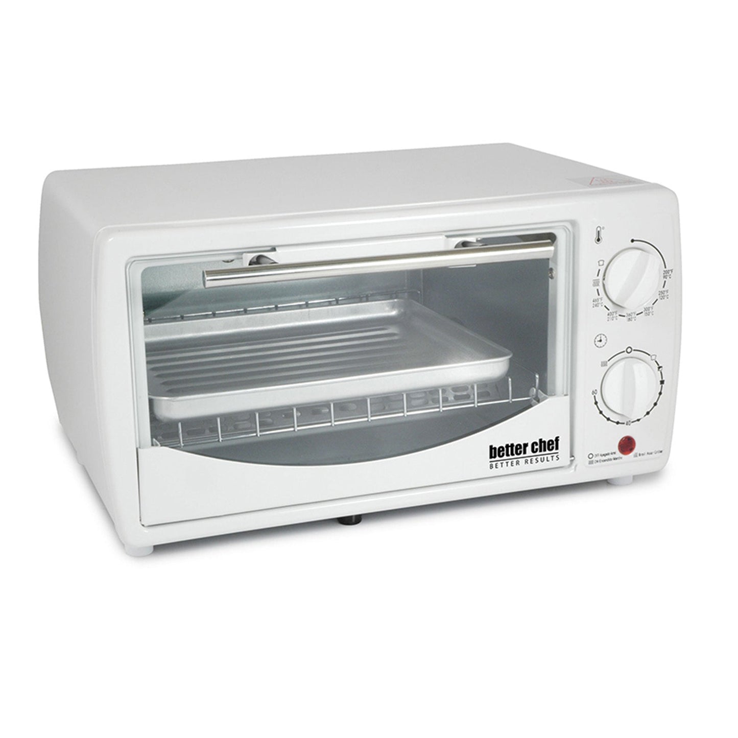 Better Chef 9 Liter Toaster Oven Broiler-White LuxuryLifeWay Online Store
