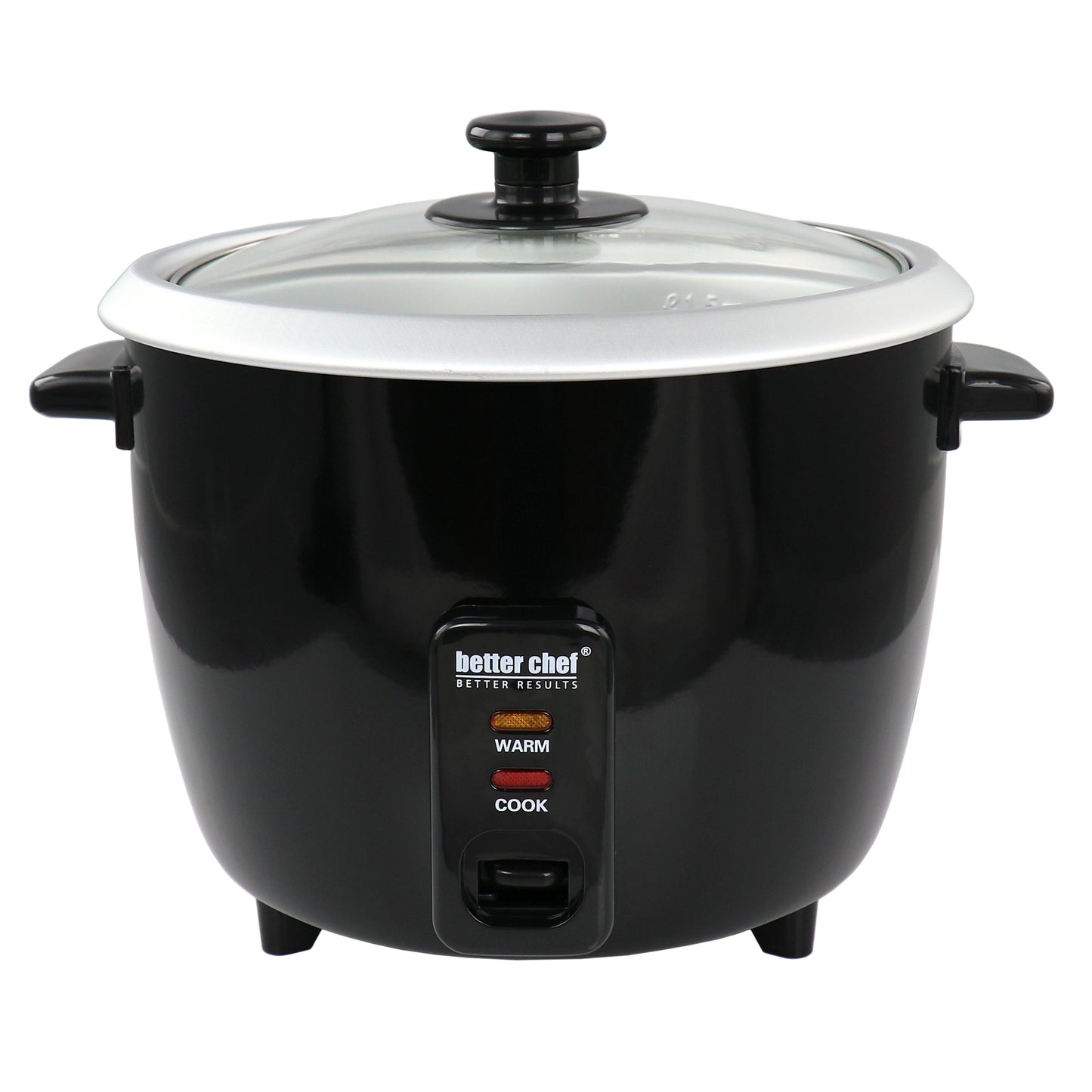 Better Chef 8 Cup Automatic Rice Cooker in Black With Rice Paddle and Measuring Cup LuxuryLifeWay Online Store