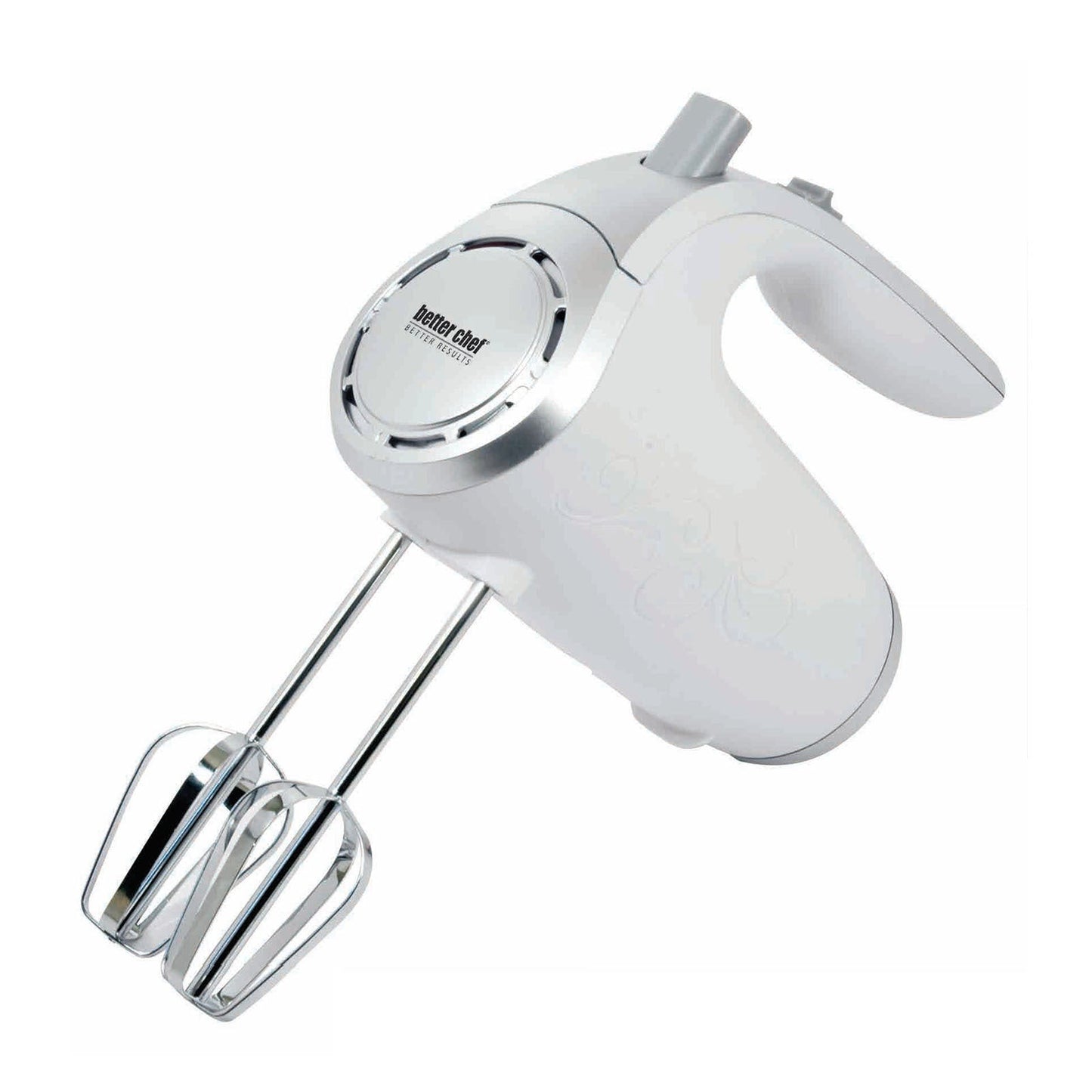 5-Speed 150-Watt Hand Mixer White w/ Silver Accents LuxuryLifeWay Online Store