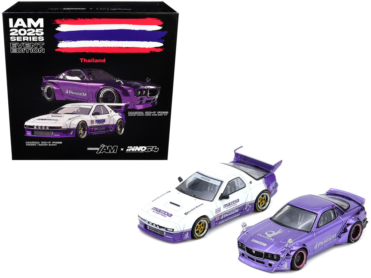 International Automotive Modified (IAM) "2025 Thailand" Box Set of 2 Pieces 1/64 Diecast Model Cars by Inno Models LuxuryLifeWay Online Store