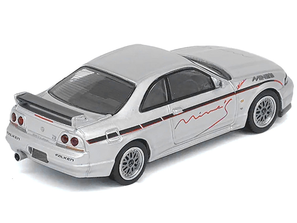 Nissan Skyline GT-R N1 (R33) RHD (Right Hand Drive) "Tuned by Mine's" Silver 1/64 Diecast Model Car by Inno Models LuxuryLifeWay Online Store