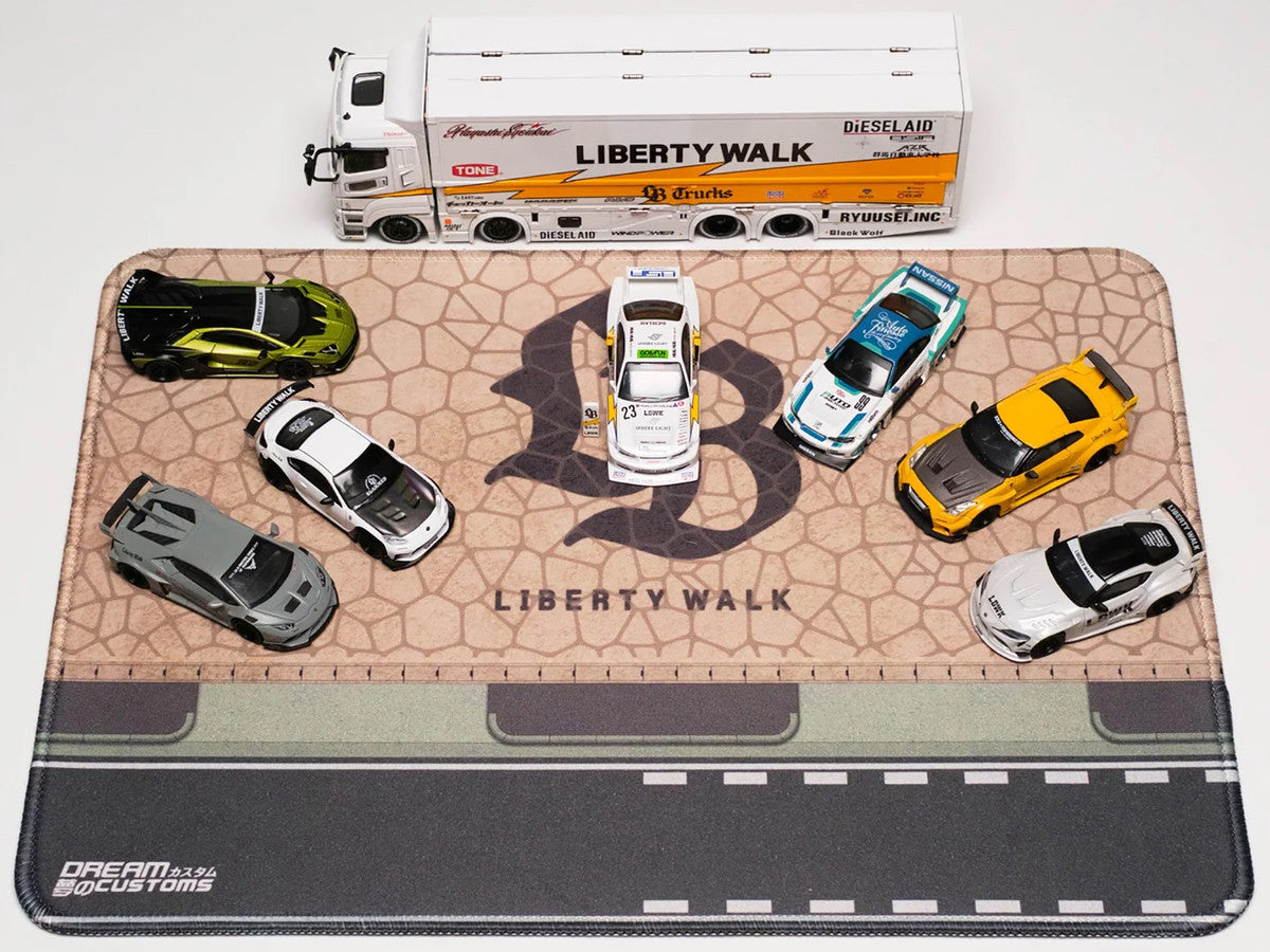 Desktop Display Mat "LB" Logo by Dream Customs LuxuryLifeWay Online Store