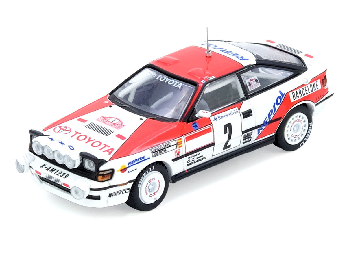 Toyota Celica GT-Four (ST165) #2 Carlos Sainz - Luis Moya Winner "Rally Monte Carlo" (1991) 1/64 Diecast Model Car by Inno Models LuxuryLifeWay Online Store
