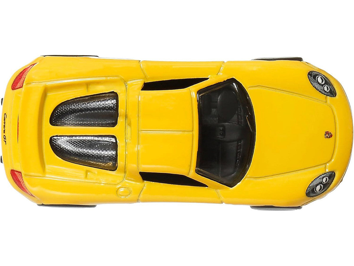 Porsche Carrera GT Yellow "Timeless Icons" Series Diecast Model Car by Hot Wheels LuxuryLifeWay Online Store