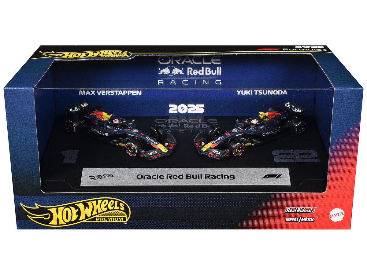 "Oracle Red Bull Racing" Formula One F1 World Championship (2025) 2 Piece Set Diecast Model Cars by Hot Wheels LuxuryLifeWay Online Store