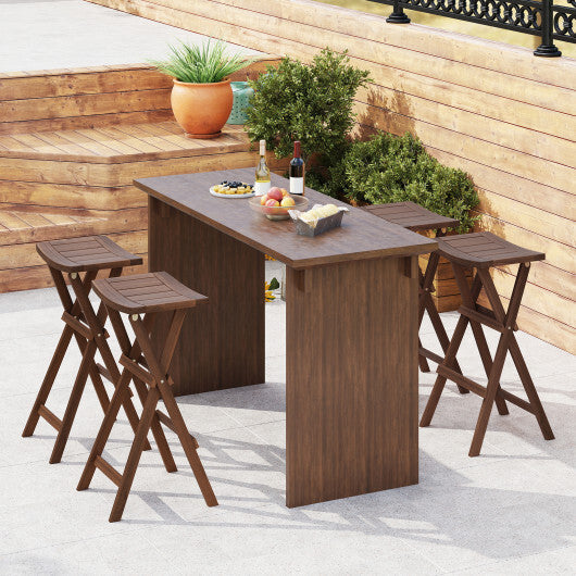 Bar Stools Set of 2 with Saddle Seat and Footrest for Kitchen Island and Balcony LuxuryLifeWay Online Store