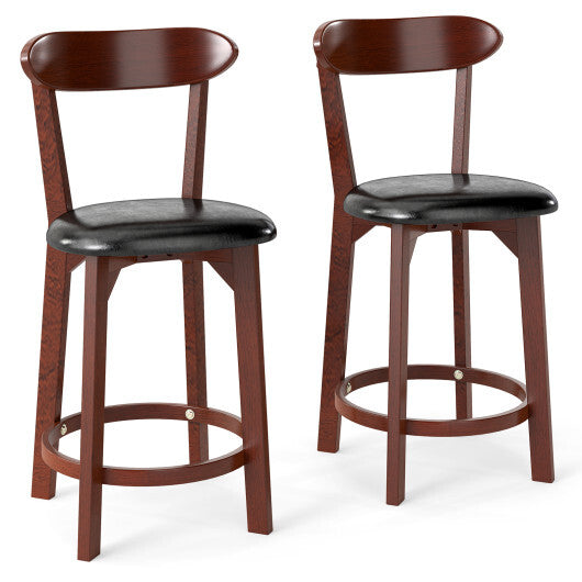 Set of 2 29 Inch Modern Armless Upholstered Cushioned Seat Island Dining Chairs for Kitchen LuxuryLifeWay Online Store