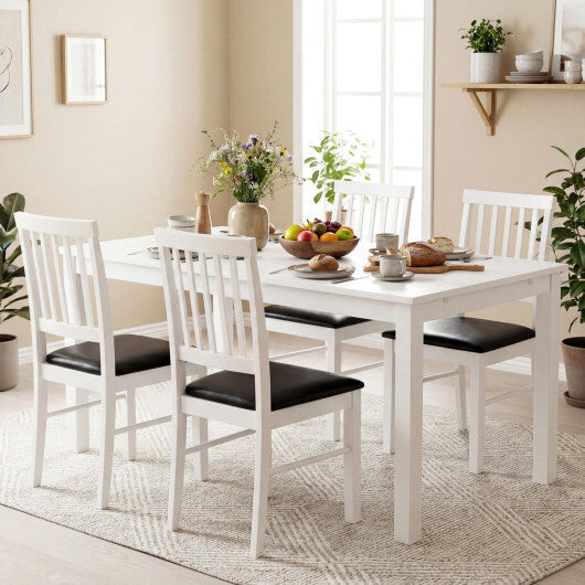 Dining Chairs Set of 2 Modern Mid Century Dining Room Chairs-White LuxuryLifeWay Online Store