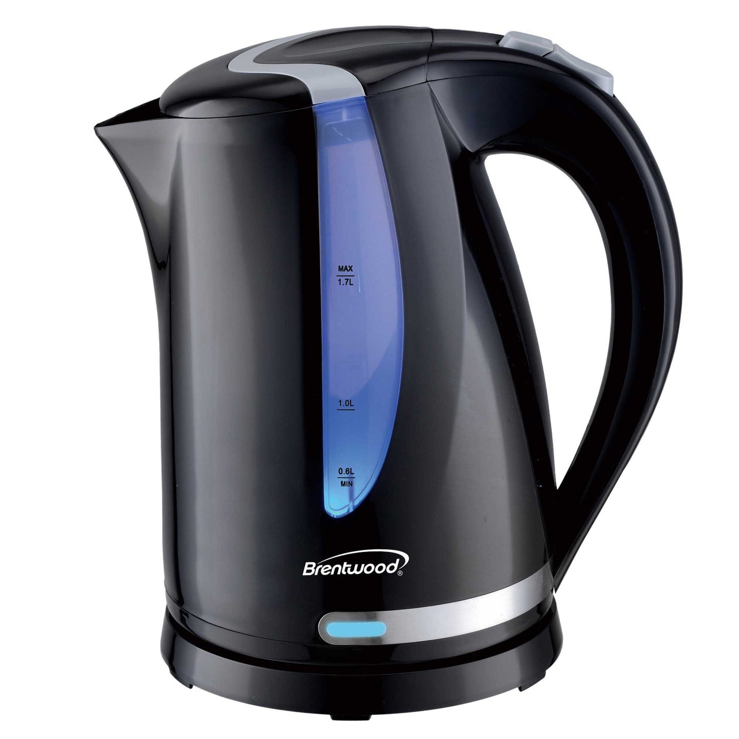 Brentwood 1.7L 1100W 360 Cordless Electric Kettle in Black with Concealed Stainless Steel Heating Element LuxuryLifeWay Online Store