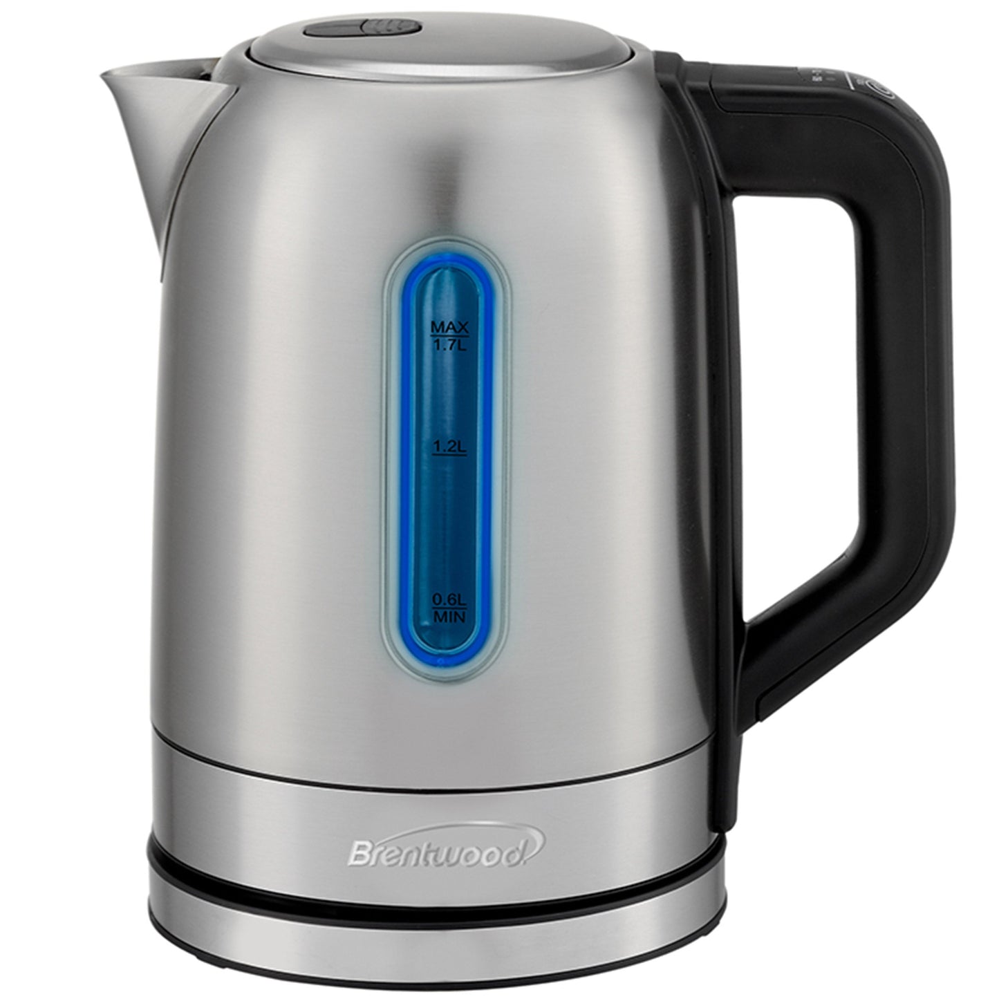 Brentwood 1500 Watt Stainless Steel 1.7 Liter Electric Kettle with 5 Temperature Presets in Silver LuxuryLifeWay Online Store