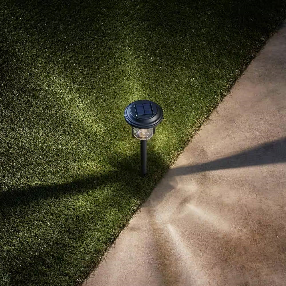 4 Pack - Solar LED Light Set - Outdoor Path Lighting in Black LuxuryLifeWay Online Store