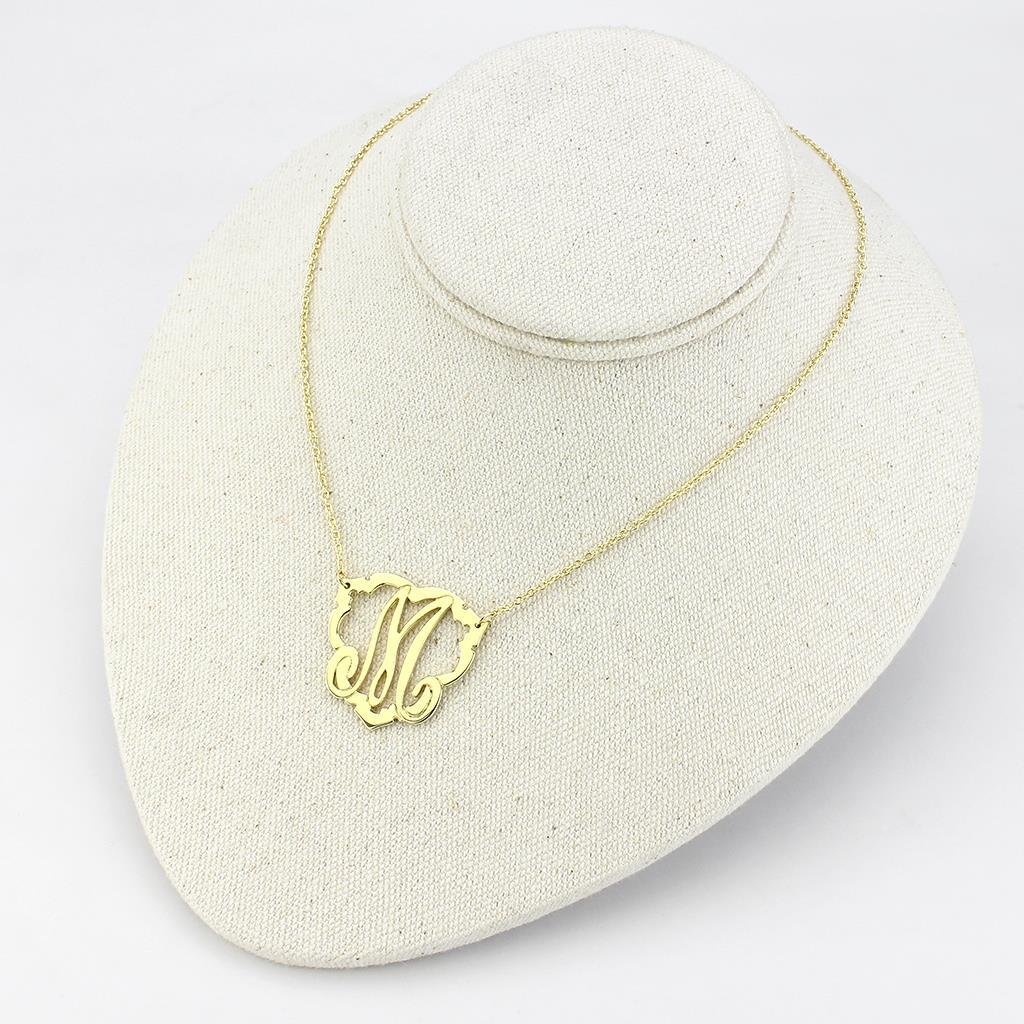 LO4688 - Flash Gold Brass Necklace with No Stone LuxuryLifeWay Online Store