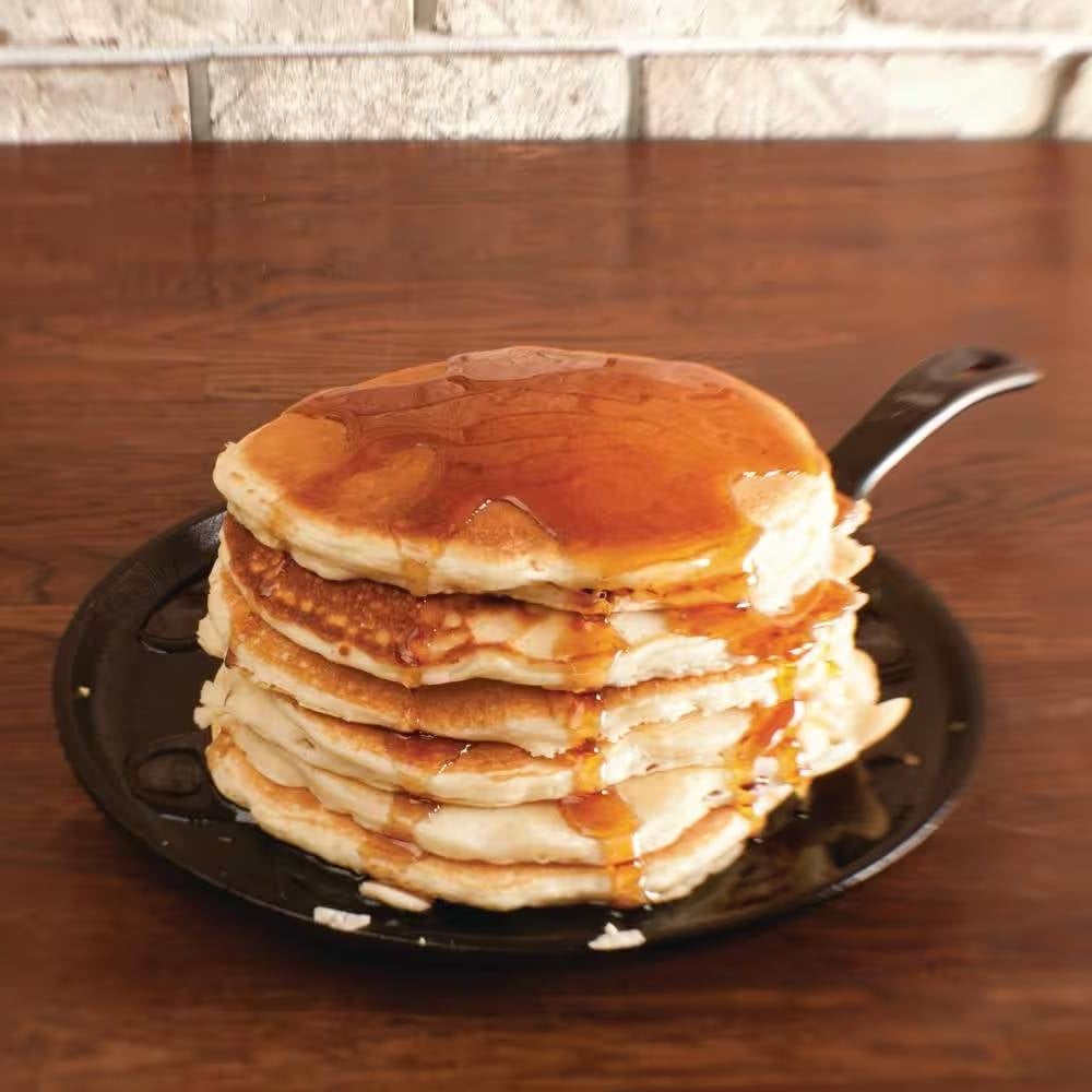 10.5 inch Round Pre-Seasoned Cast Iron Skillet Griddle Frying Pan Made in USA LuxuryLifeWay Online Store