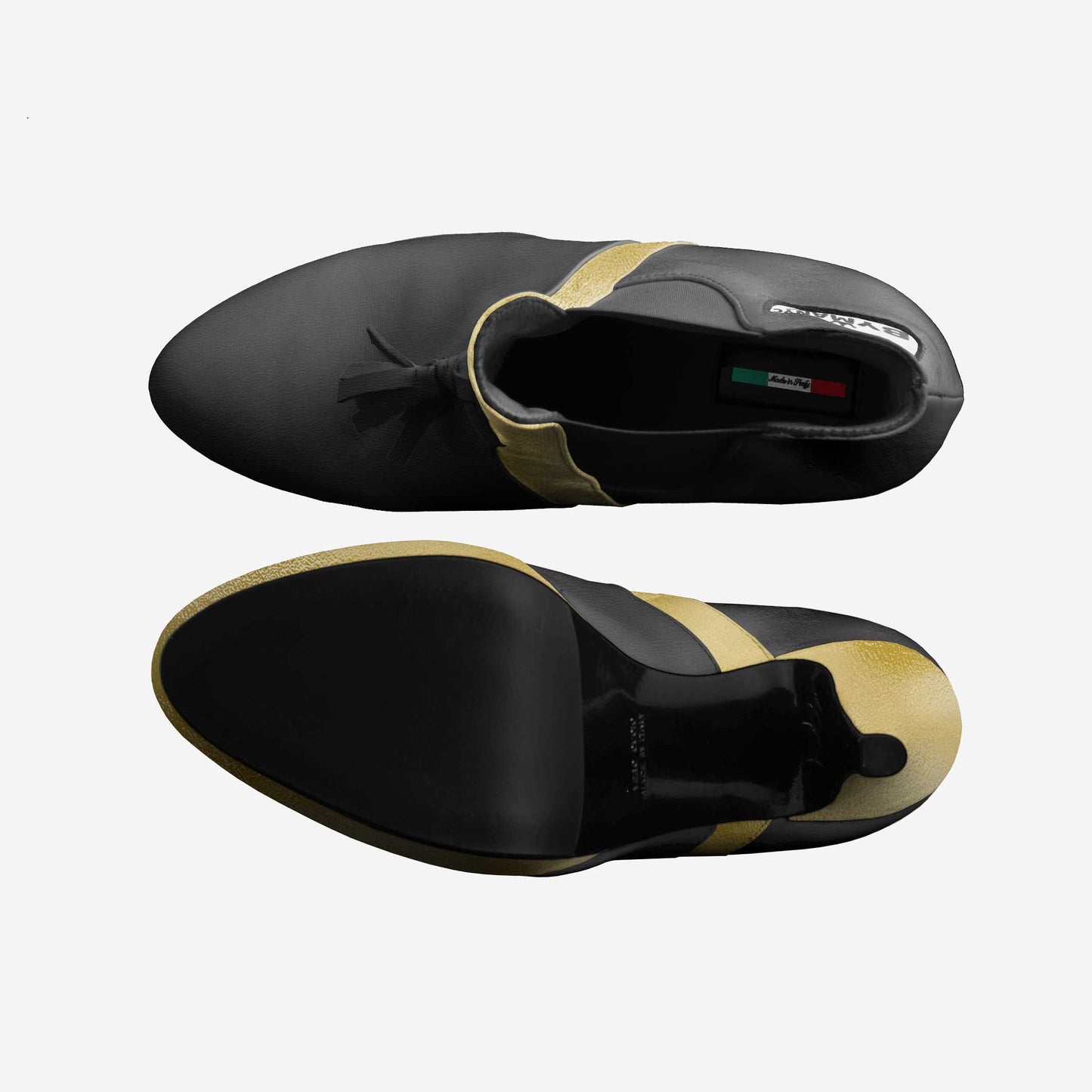 Limited Edition Vegan Over-the-Knee Boots BYMANYC® New York Skyline Black LuxuryLifeWay Online Store