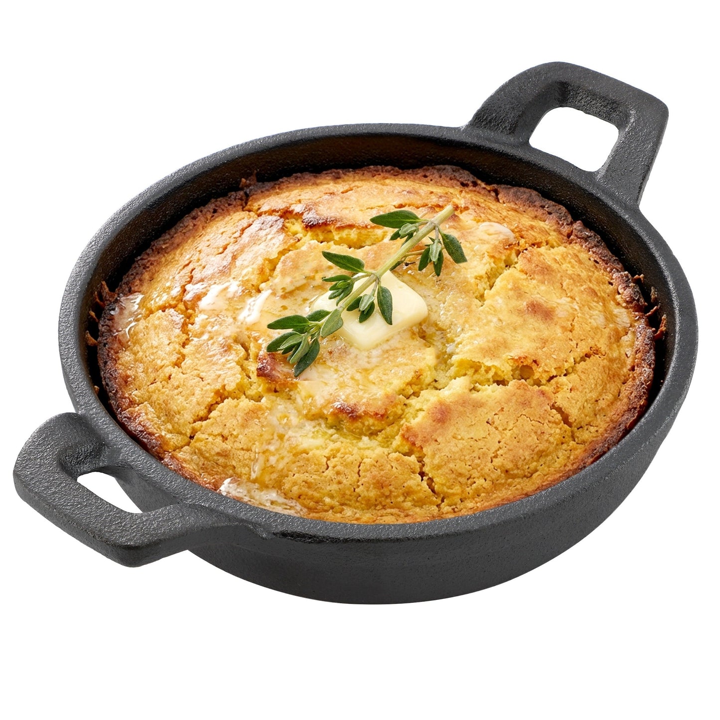 Megachef 5 Inch Round Cast Iron Frying Pan for Indoor/Outdoor Use LuxuryLifeWay Online Store