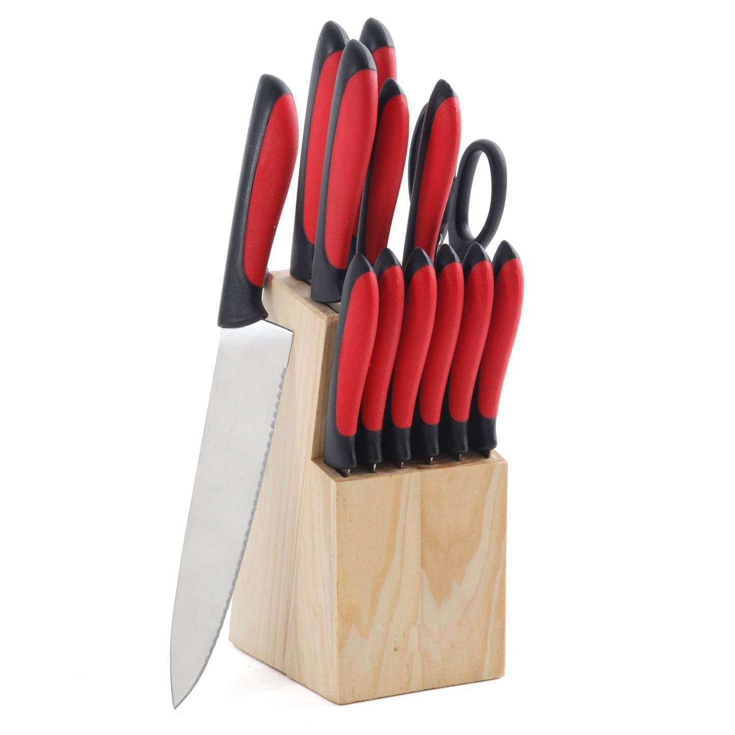 MegaChef 14 Piece Cutlery Set in Red LuxuryLifeWay Online Store