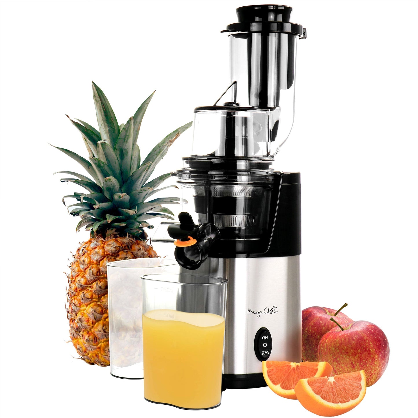 MegaChef Pro Stainless Steel Slow Juicer LuxuryLifeWay Online Store