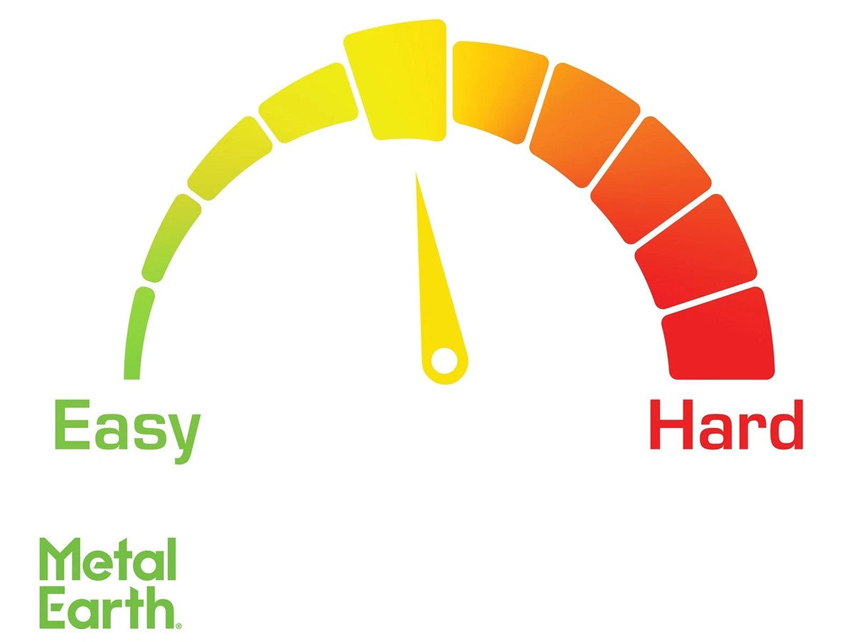 Model Kit Fairchild F-27 Commercial Aircraft "Pacific Alaska" White with Red Stripes (Moderate Difficulty) Steel Model by Metal Earth LuxuryLifeWay Online Store