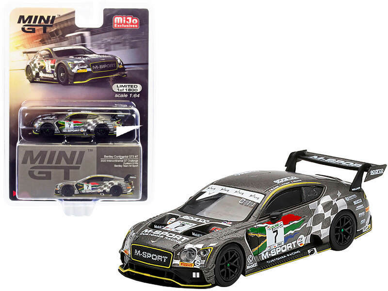 Bentley Continental GT3 RHD (Right Hand Drive) #7 "Bentley Team M-Sport" Kyalami 9 Hours Intercontinental GT Challenge (2020) Limited Edition to 1800 pieces Worldwide 1/64 Diecast Model Car LuxuryLifeWay Online Store