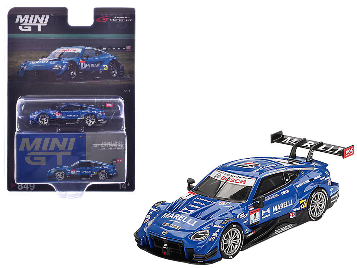 Nissan Z GT500 #1 Kazuki Hiramine - Bertrand Baguette "Team Impul" "Super GT Series" (2023) Limited Edition 1/64 Diecast Model Car by Mini GT LuxuryLifeWay Online Store