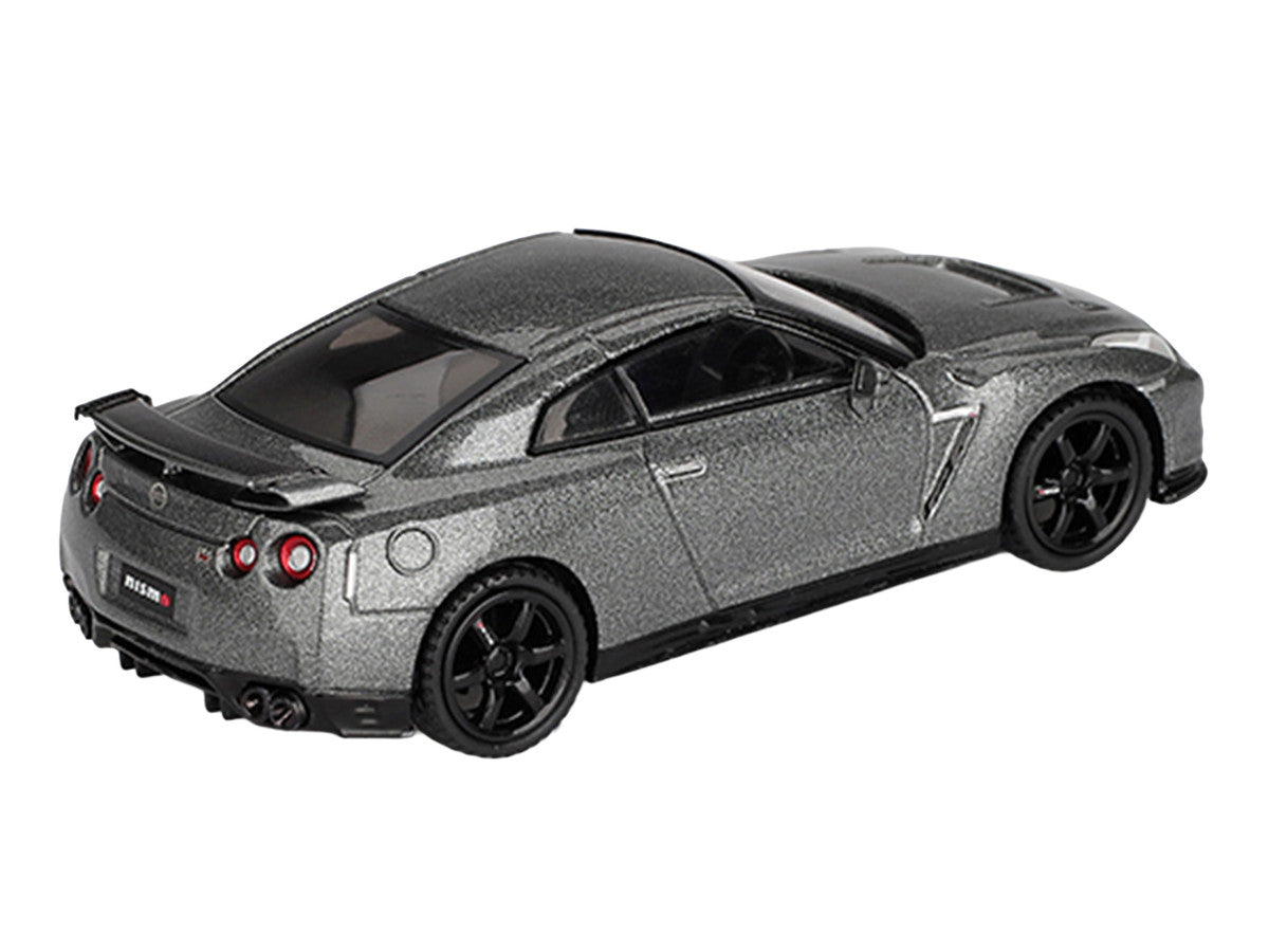 Nissan GT-R Nismo R35 CRS Version RHD (Right Hand Drive) Dark Metal Gray Metallic Limited Edition 1/64 Diecast Model Car by Mini GT LuxuryLifeWay Online Store